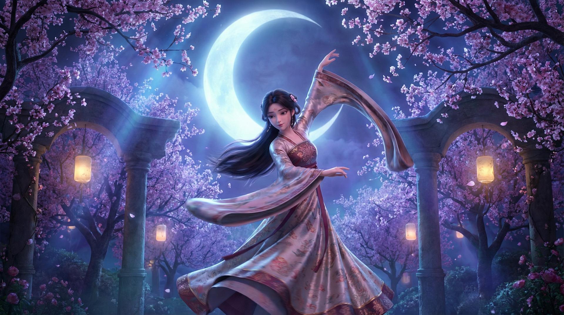 糖心vlog原创影视-月下仙舞视频